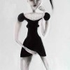 1p-黒い服の女